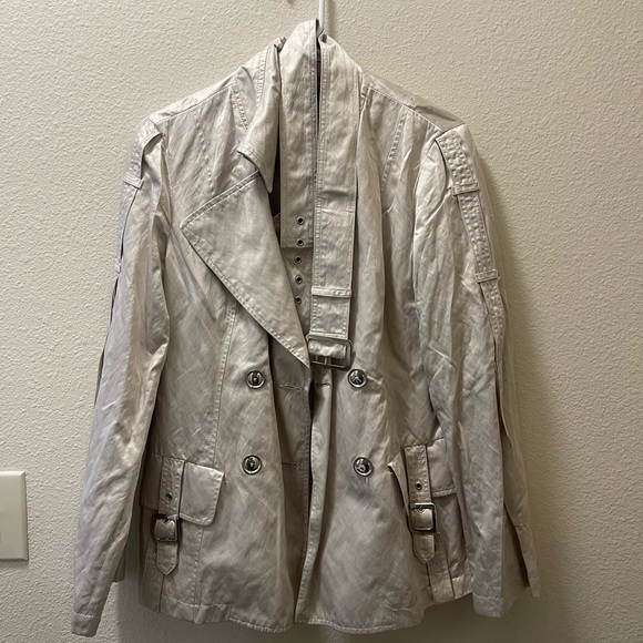 White House Black Market Jackets & Blazers - White House Black Market Cream Jacket